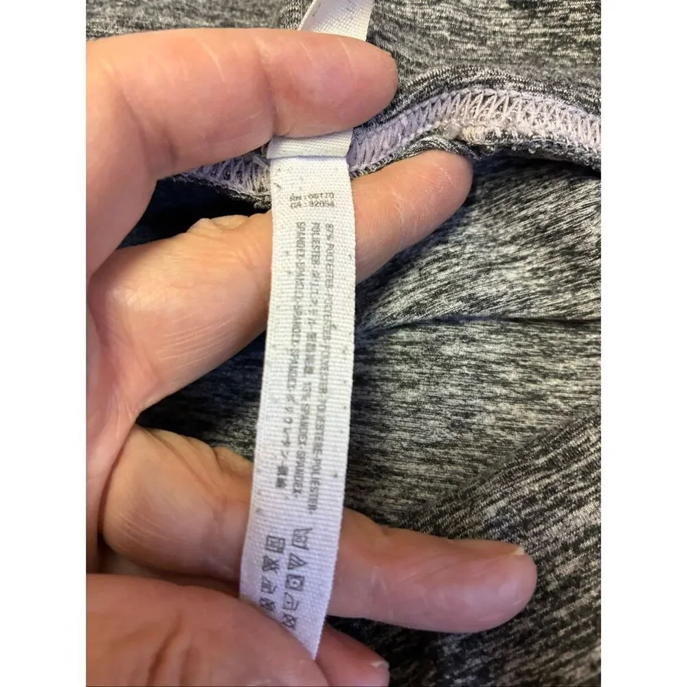Free People Movement Boro Colorblock Leggings in Navy Blue and Gray Design Size